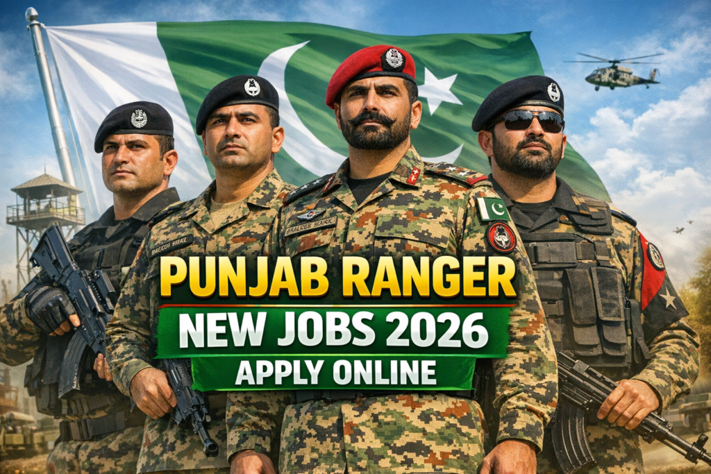  Punjab Ranger New Jobs 2026 Apply Online