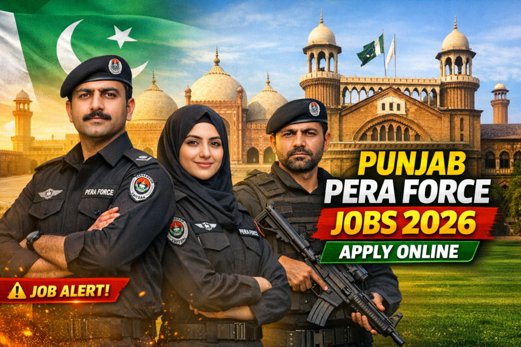 Punjab Pera Force New Jobs 2026 Apply Online