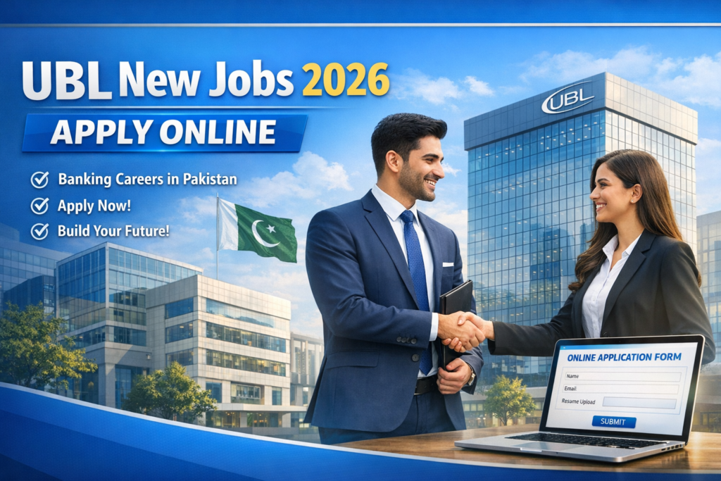 UBL New Jobs 2026 Apply Online 