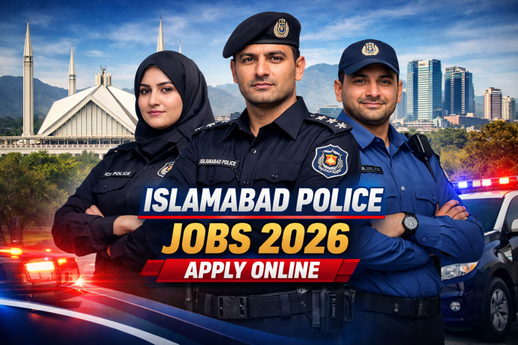 Islamabad Police New Jobs 2026 Apply Online