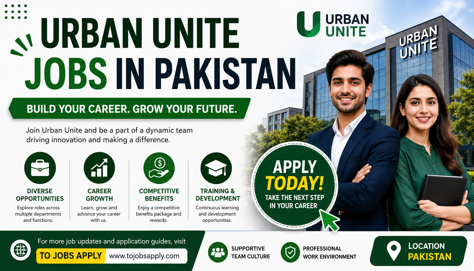 Urban Unite Jobs in Pakistan 2026 – Join Now